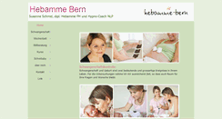 Desktop Screenshot of hebamme-bern.ch